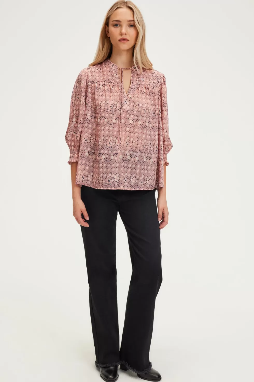 Pablo Chemises & Blouses | Shopping De Noël | Blouse en mousseline fleurie - BELPHERA