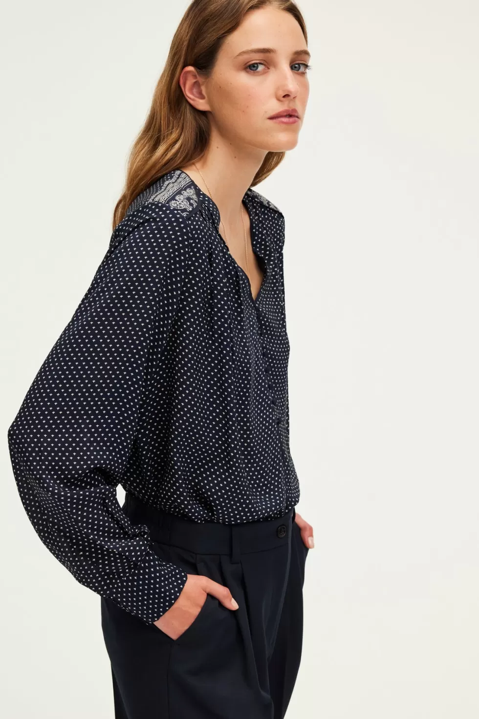 Pablo Chemises & Blouses | Le Costume | Blouse fluide imprimée - BELYS