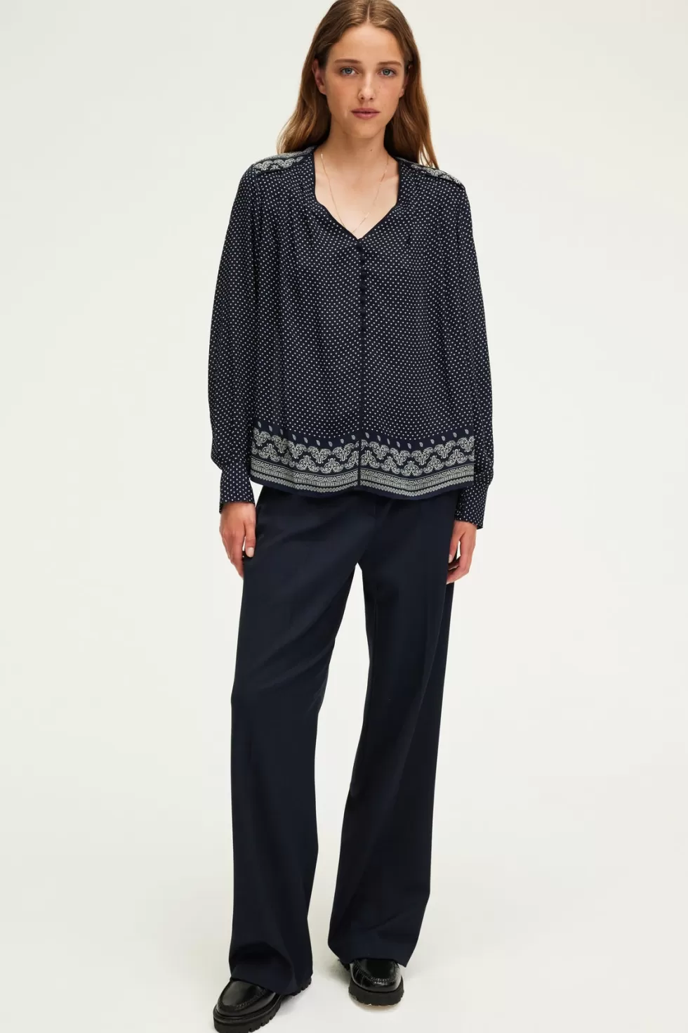 Pablo Chemises & Blouses | Le Costume | Blouse fluide imprimée - BELYS