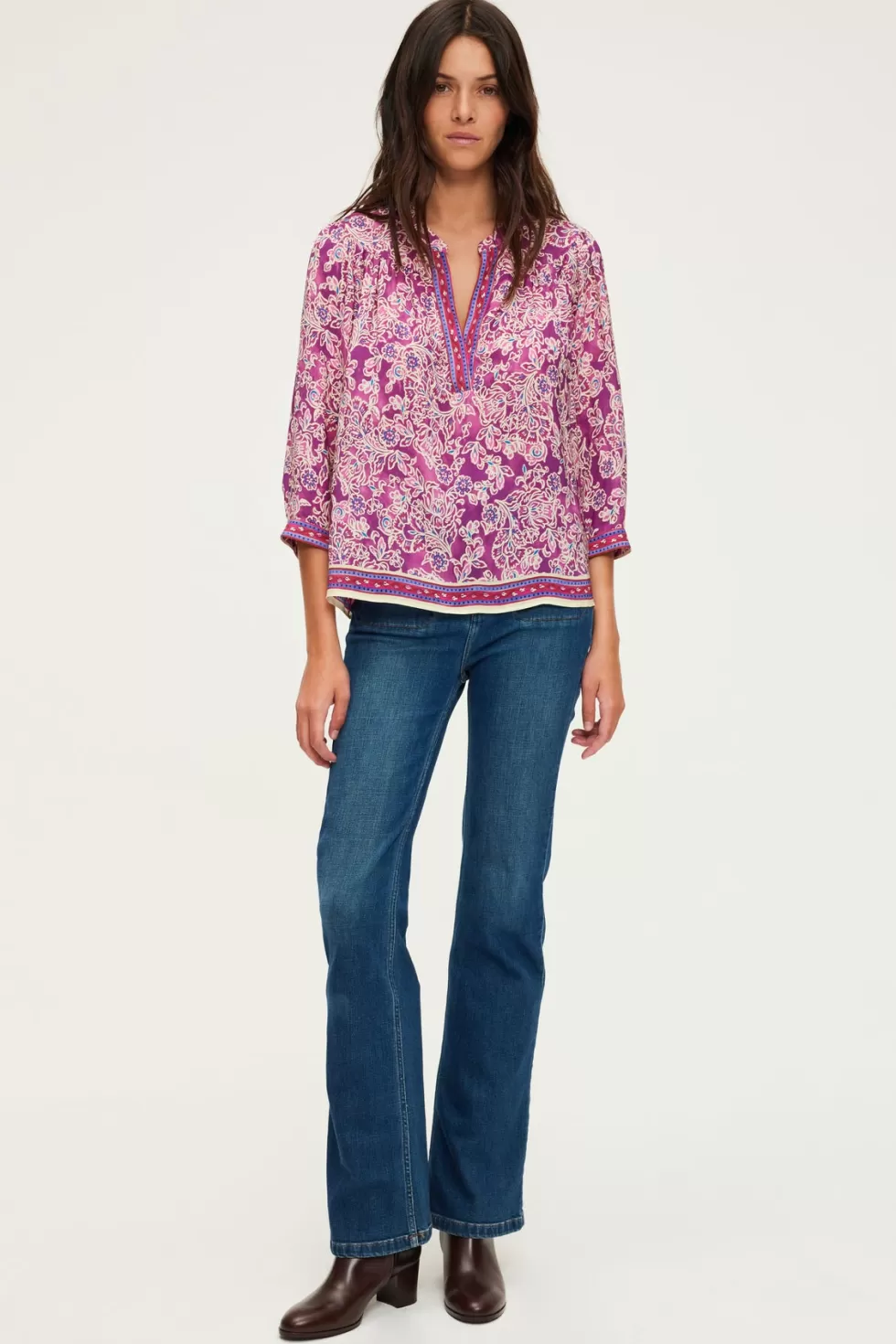 Pablo Chemises & Blouses | Blouse fluide imprimée – BERNADINE