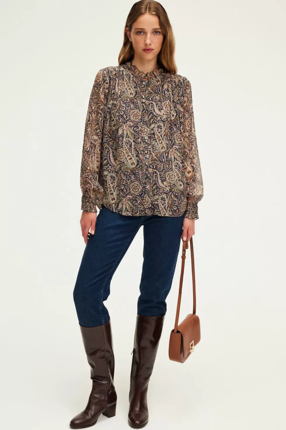 Pablo Chemises & Blouses | Blouse imprimé cachemire et lurex - BALBINE