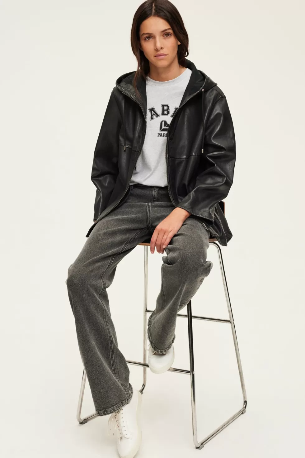 Pablo Cuirs & Peaux | Blouson en cuir à capuche - JANICE