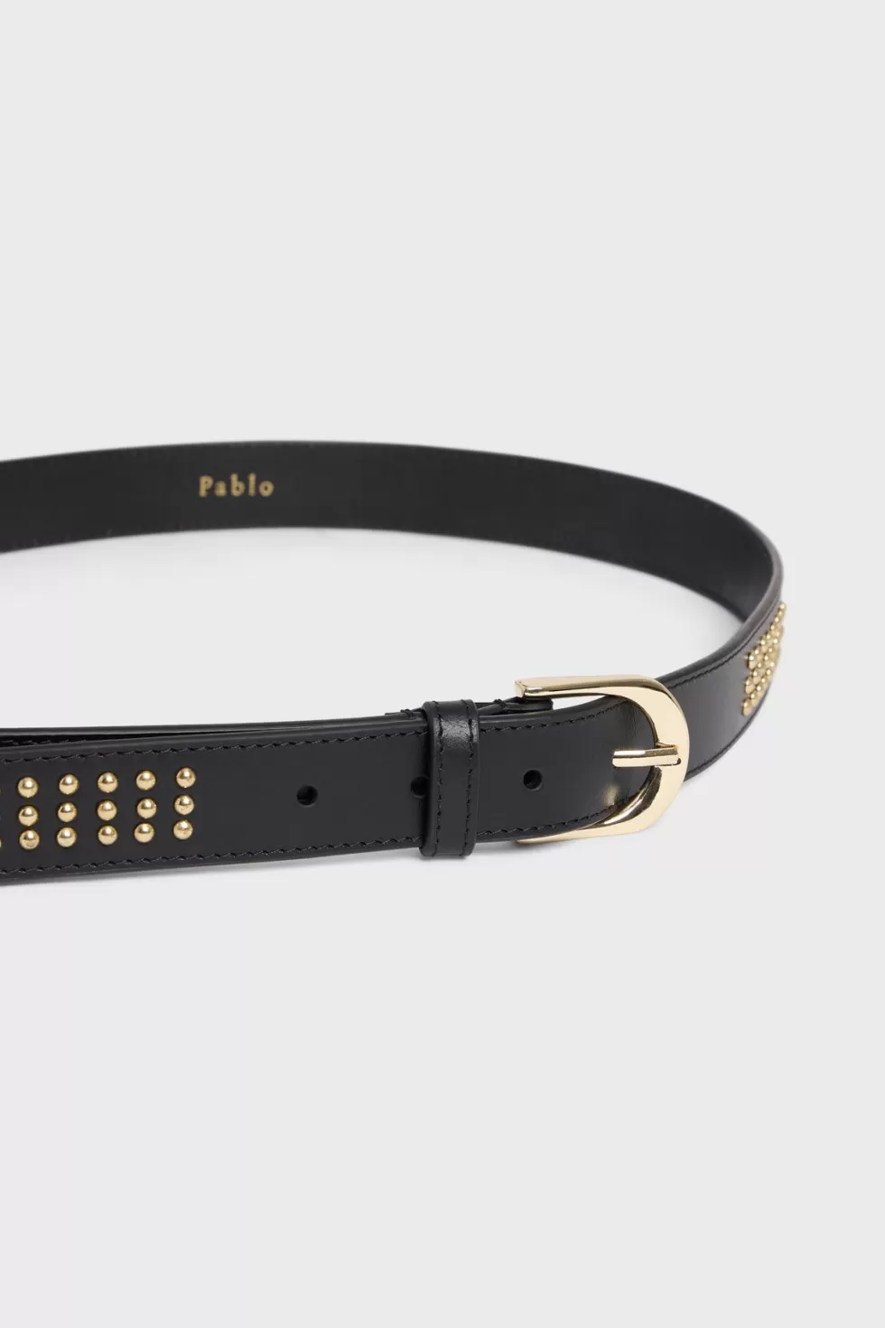 Pablo Accessoires | Ceintures | Ceinture en cuir avec studs - MIA