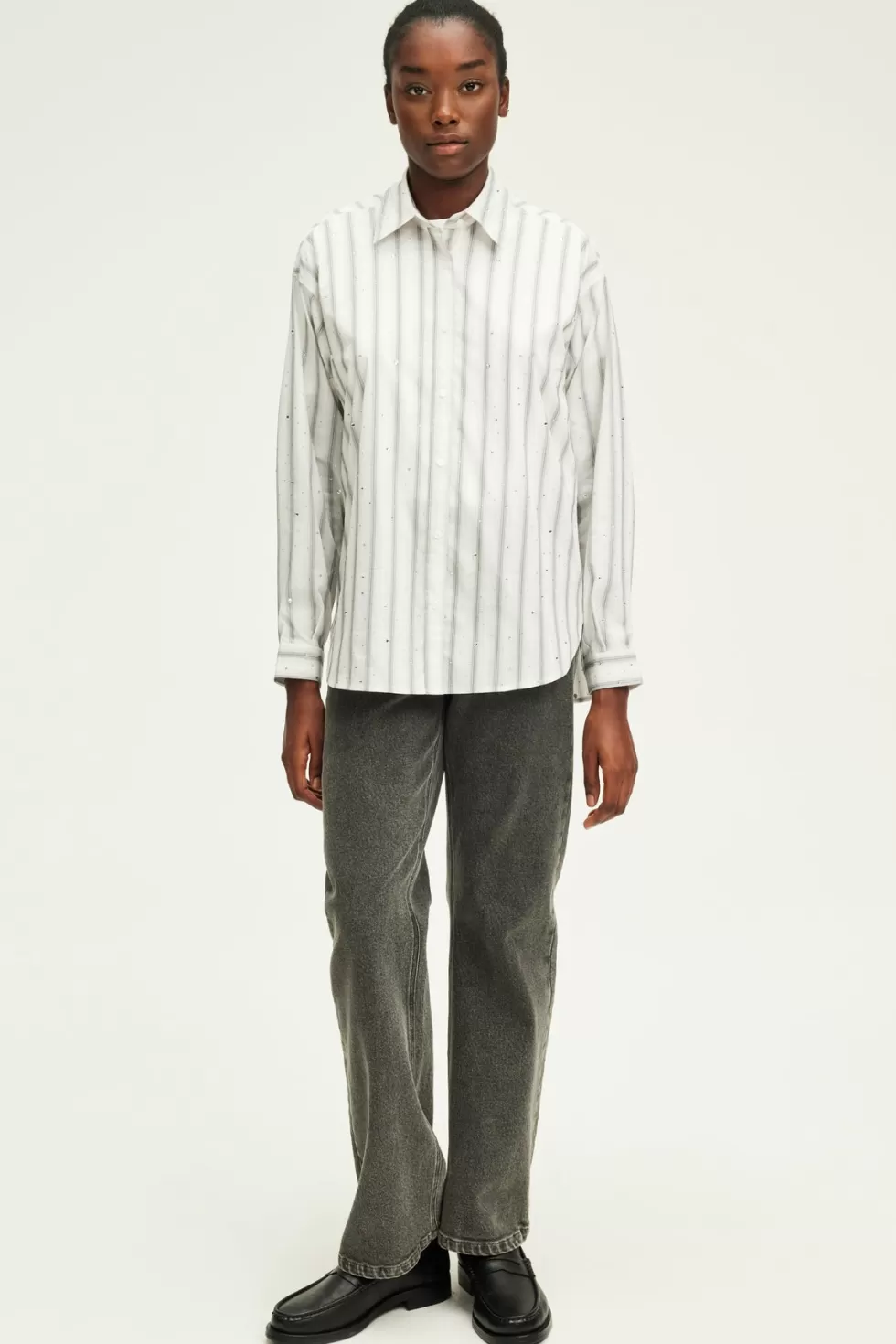 Pablo Chemises & Blouses | Chemise à rayures et strass - BENOITE