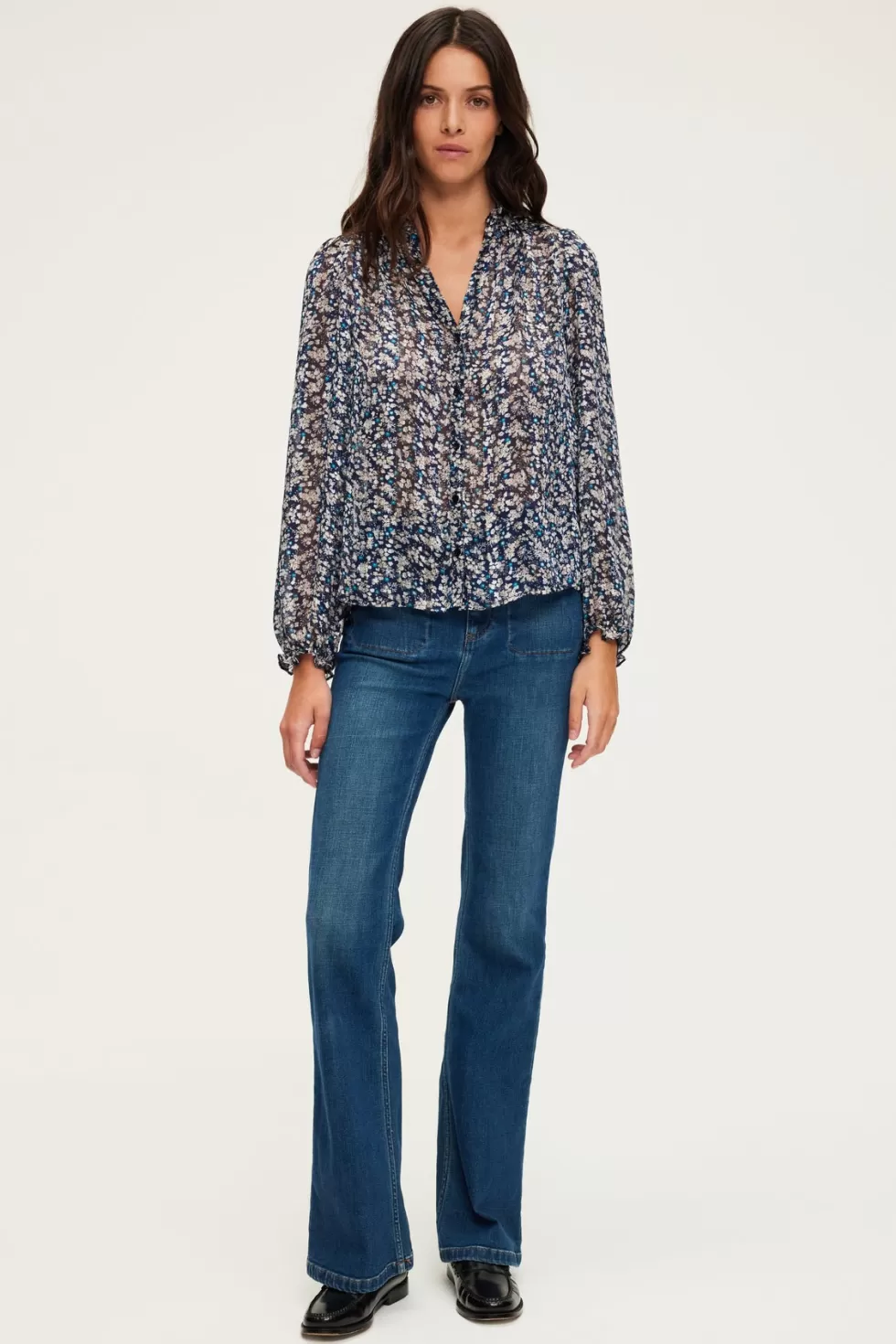 Pablo Chemises & Blouses | Chemise en mousseline fleurie - BELODIE