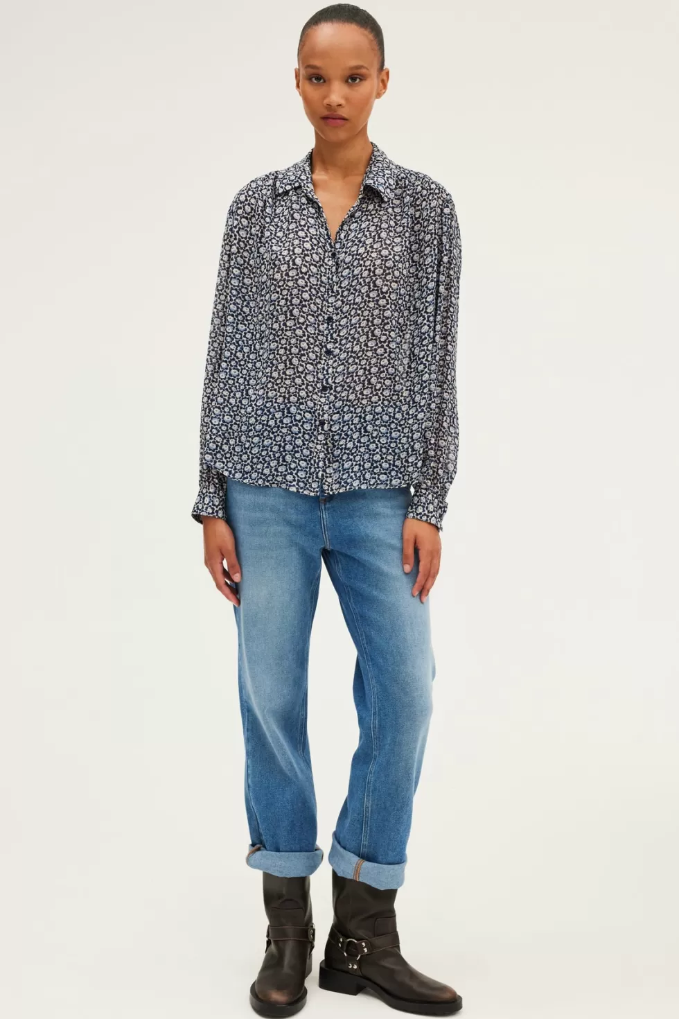 Pablo Chemises & Blouses | Chemise en mousseline fleurie - BRAILLE