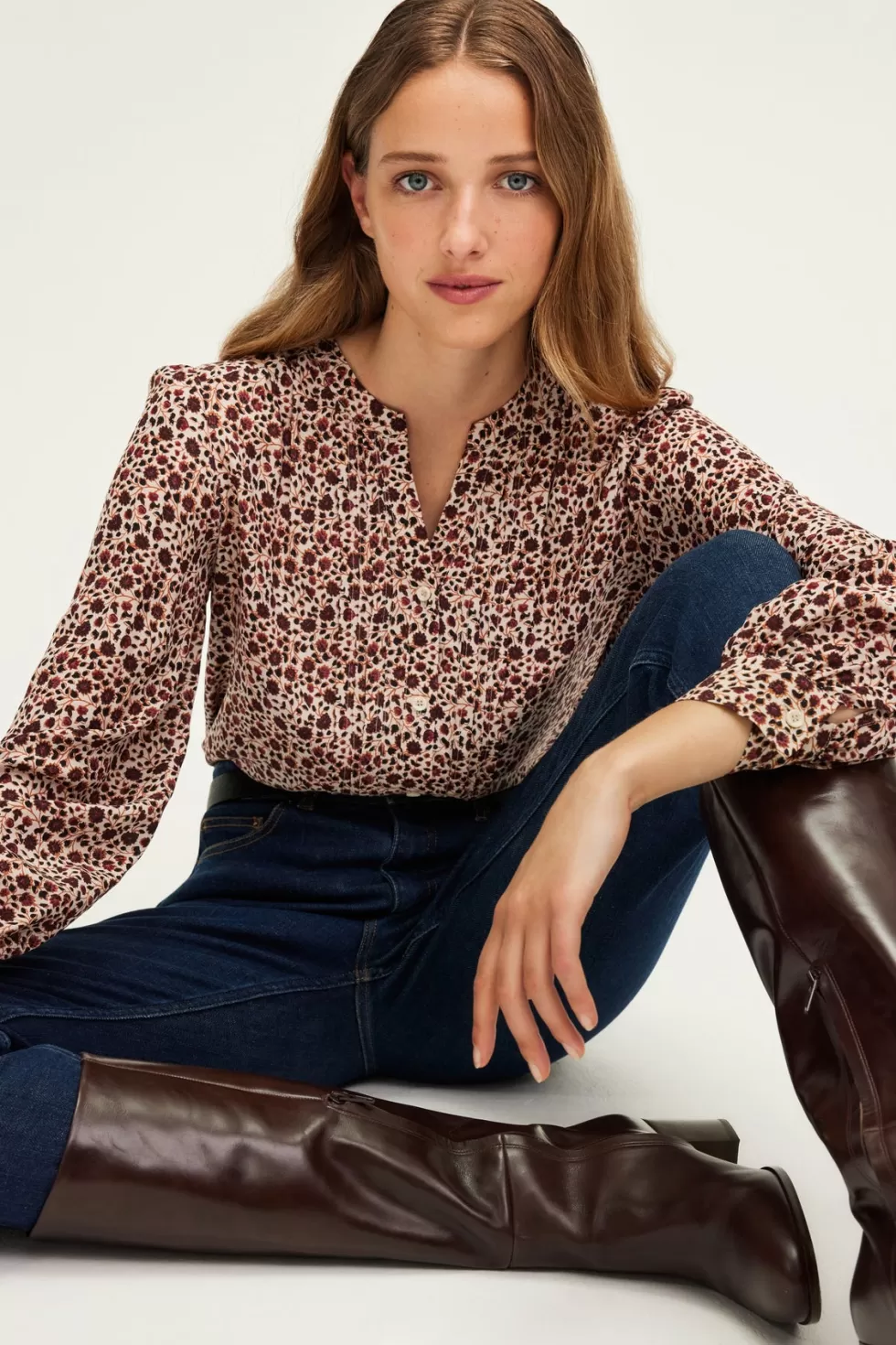 Pablo Chemises & Blouses | Chemise fluide à fleurs - BERNIKE