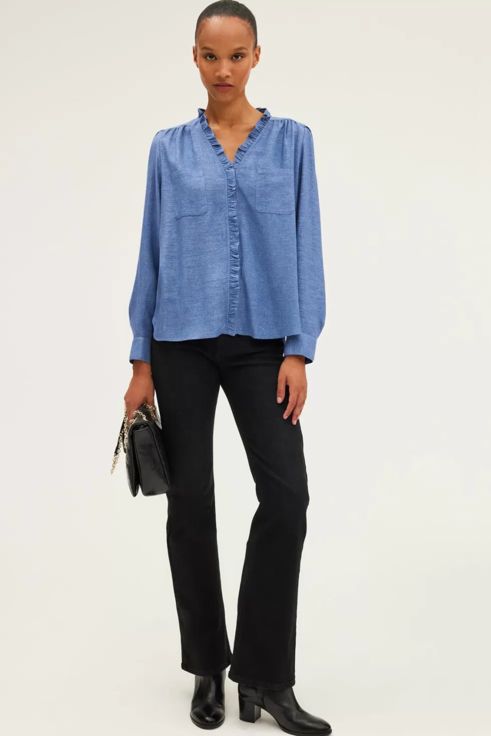 Pablo Chemises & Blouses | Chemise lurex à volants - BERWYN