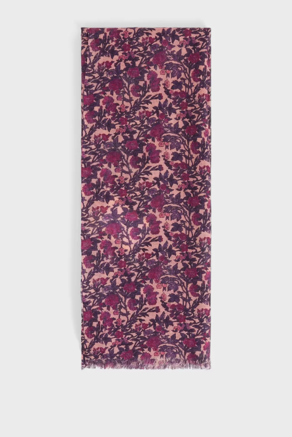 Pablo Écharpes & Étoles | Accessoires | Echarpe à fleurs en laine et soie - DRINA