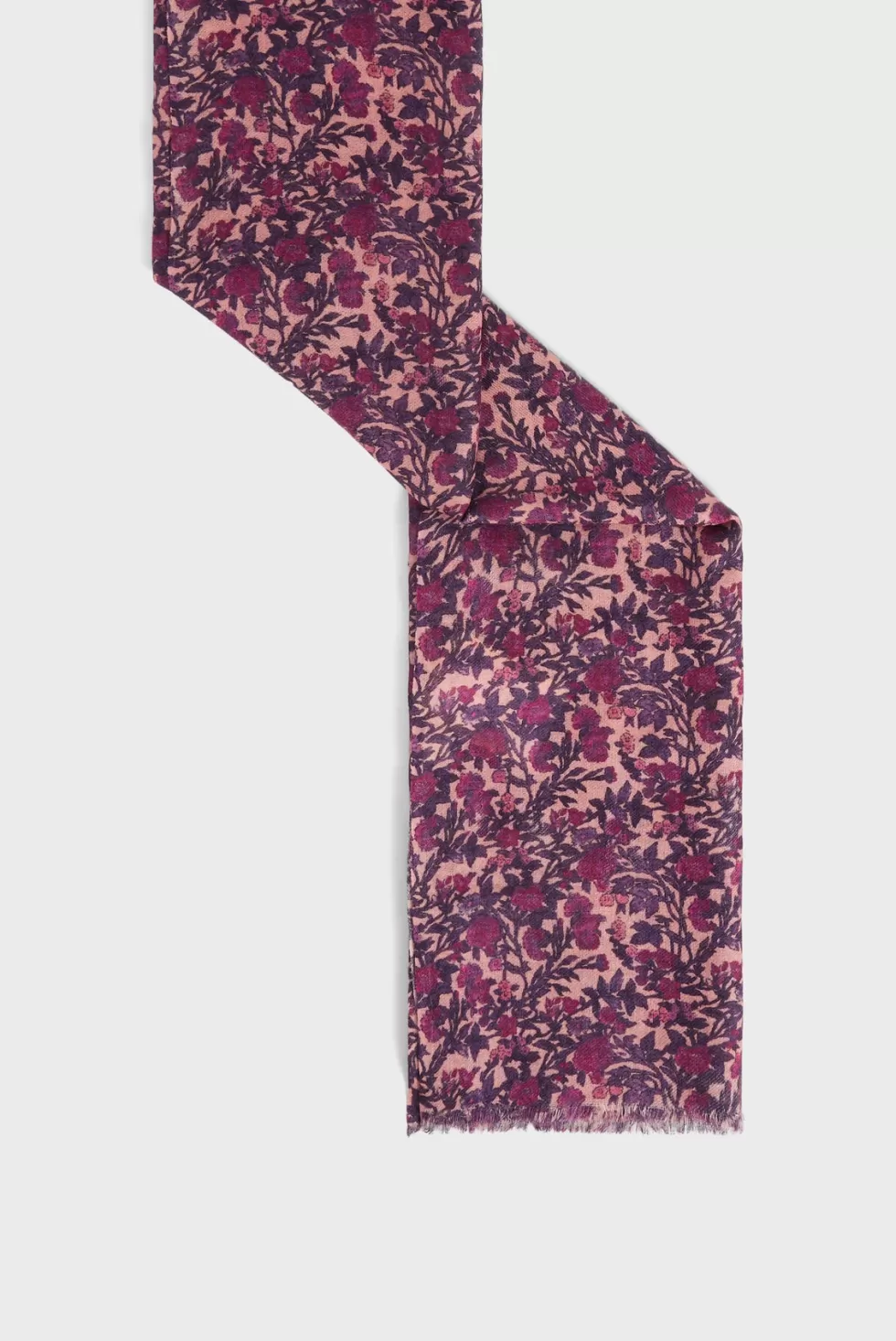 Pablo Écharpes & Étoles | Accessoires | Echarpe à fleurs en laine et soie - DRINA