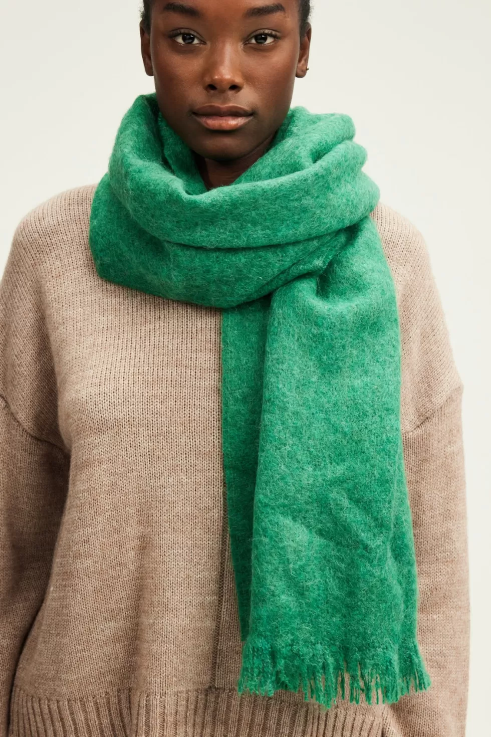 Pablo Écharpes & Étoles | Accessoires | Echarpe unie en mohair mélangé - DELILA