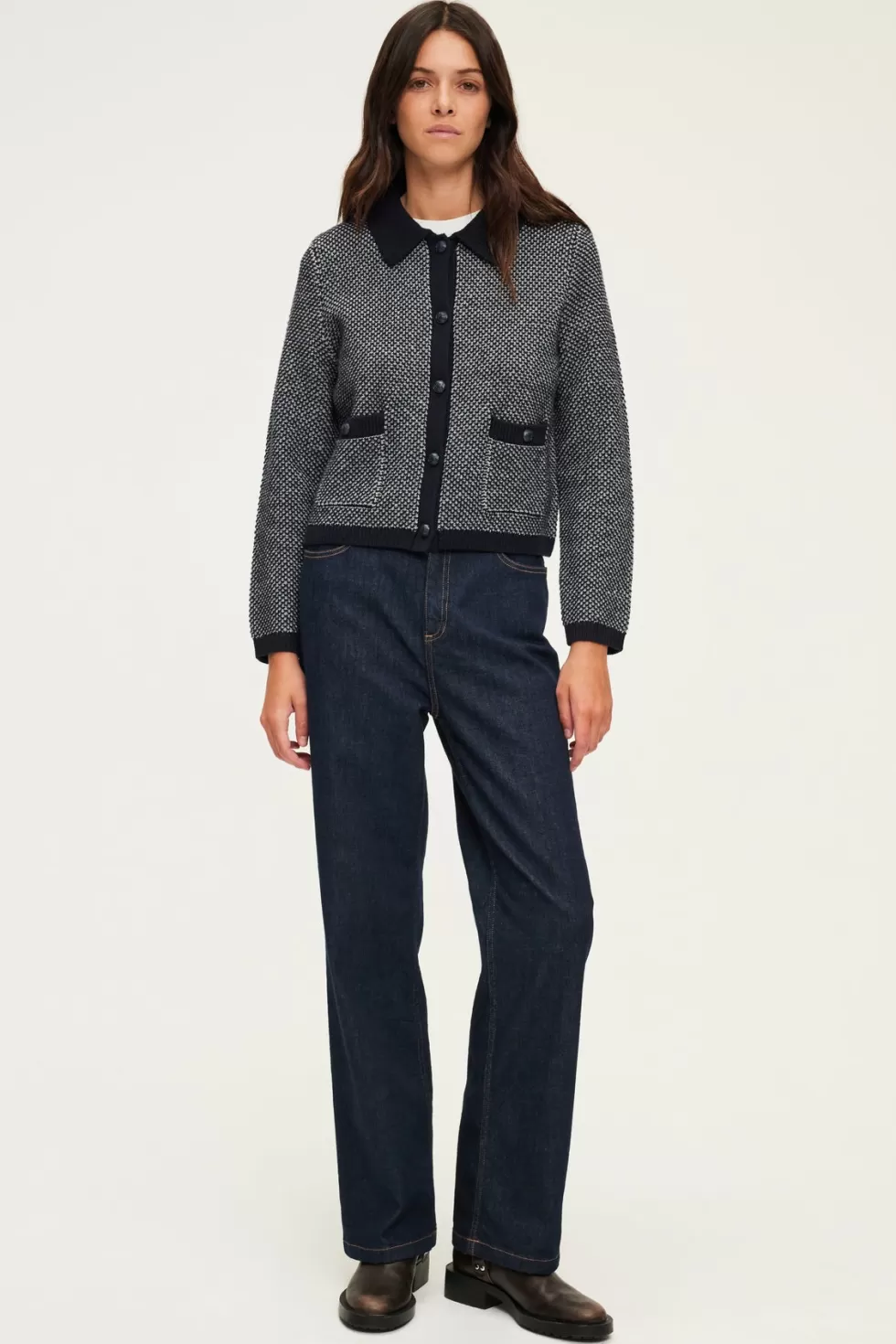 Pablo Maille | Gilet en laine à col polo - JAN