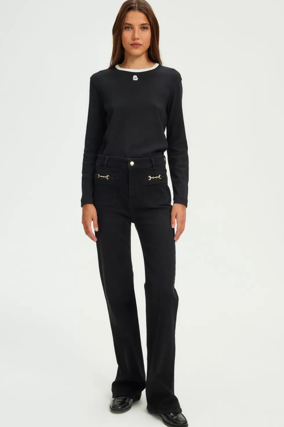 Pablo Pantalons & Jeans | Jean bootcut à mors - NEAMA