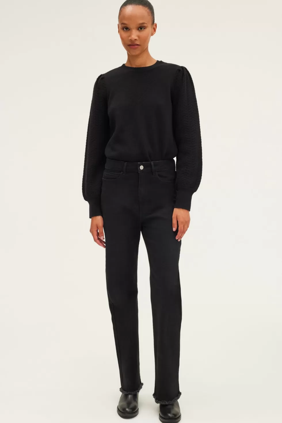 Pablo Pantalons & Jeans | Jean droit à franges - NOREEN