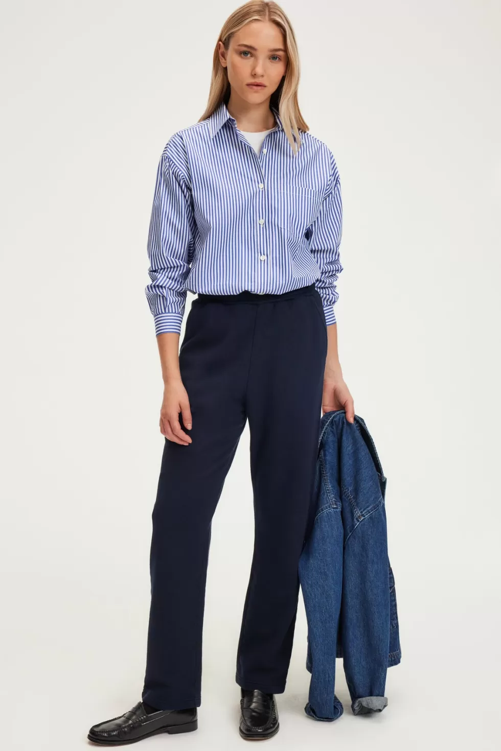 Pablo Pantalons & Jeans | Le Costume | Jogging droit en coton - NEEVA