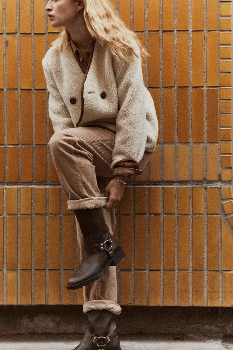 Pablo Manteaux | Manteau court en fausse fourrure - LILA