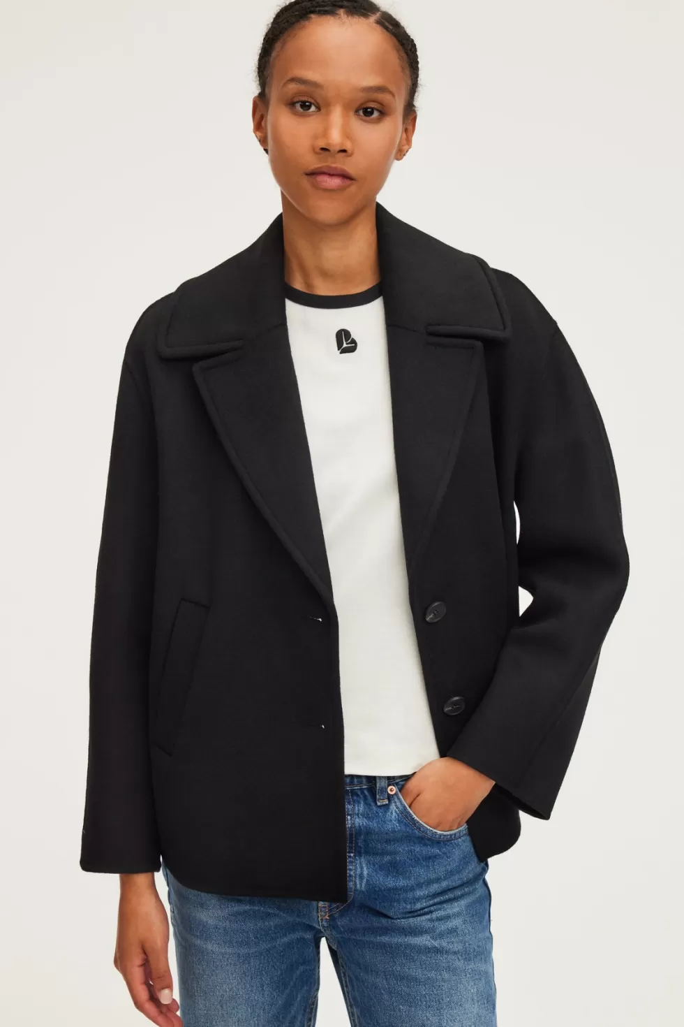 Pablo Manteaux | Manteau court en laine double face - LORLINE