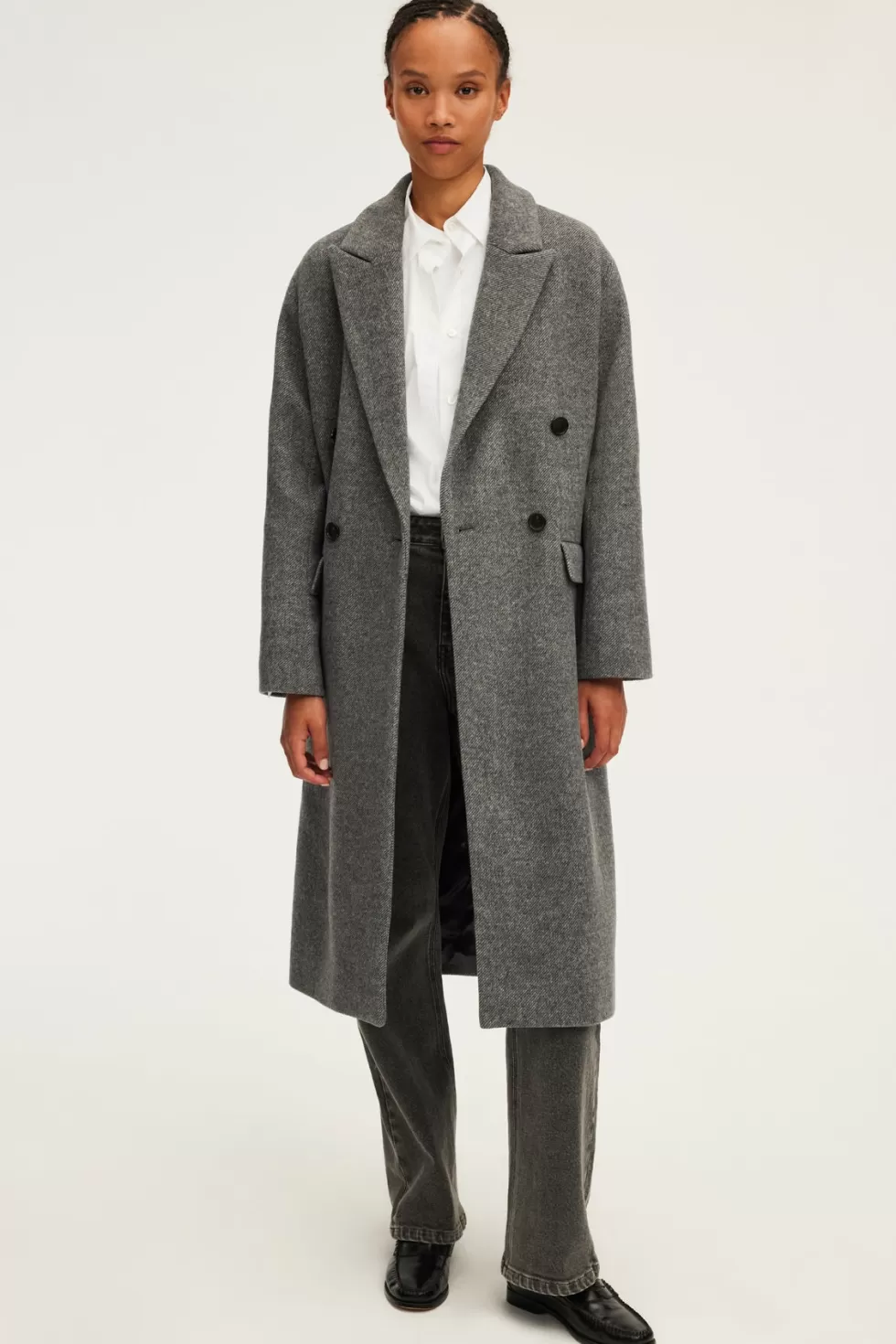 Pablo Manteaux | Manteau long à chevrons - LINE