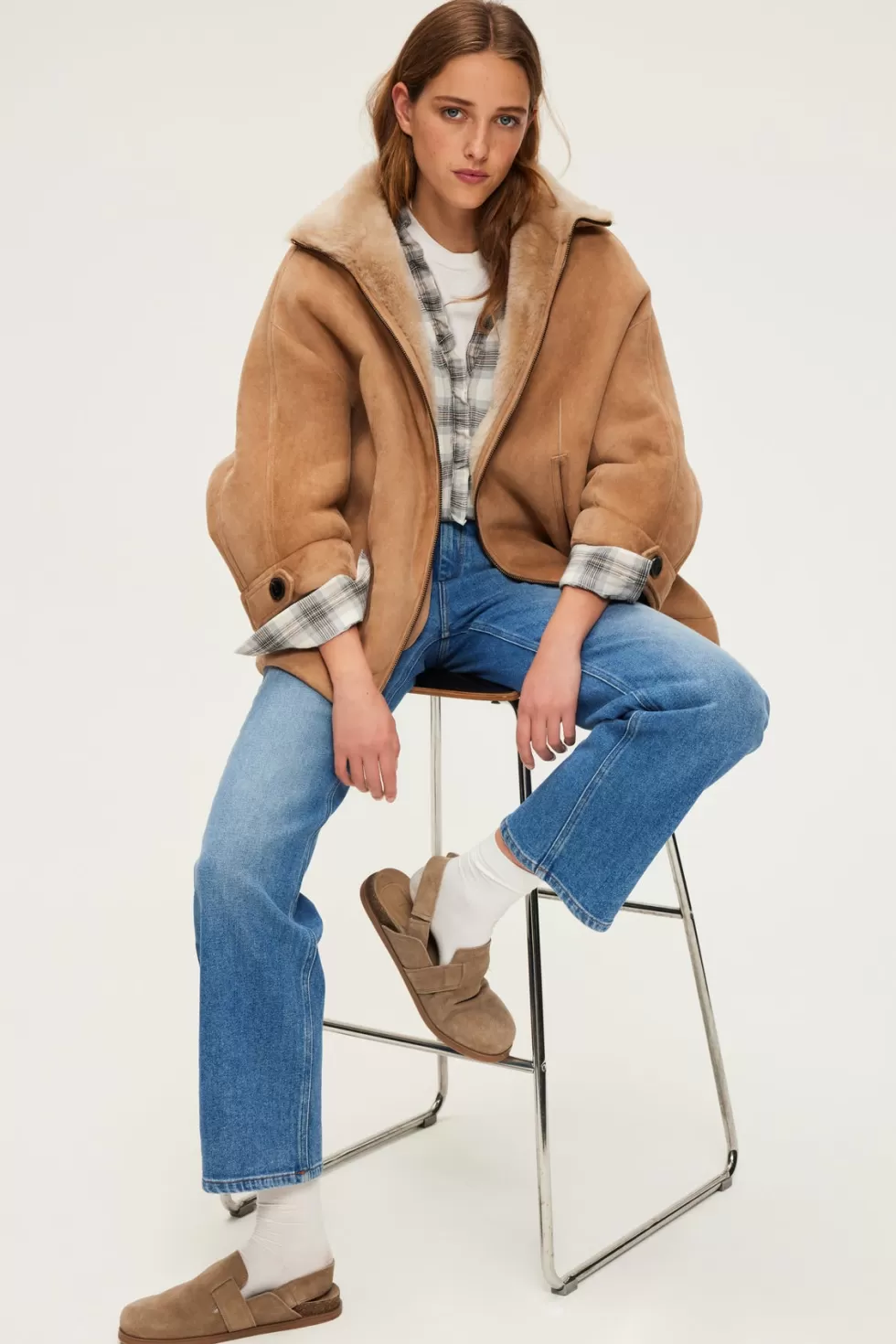 Pablo Cuirs & Peaux | Manteau réversible en peau lainée - LYSA