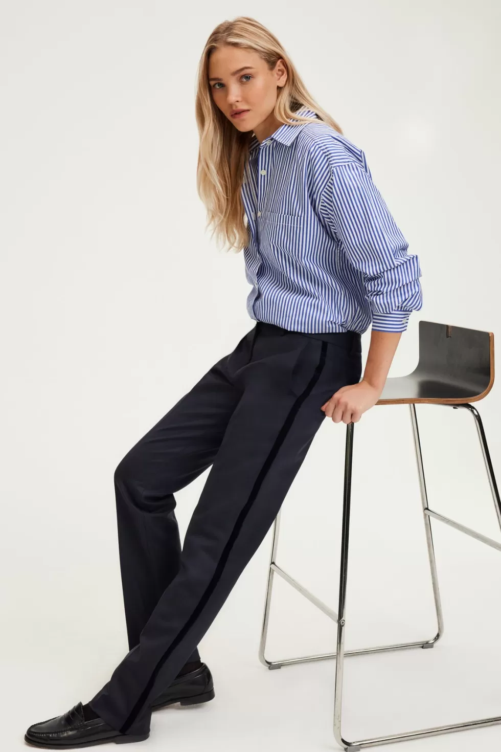 Pablo Pantalons & Jeans | Le Costume | Pantalon à bande de velours - NIHELLE
