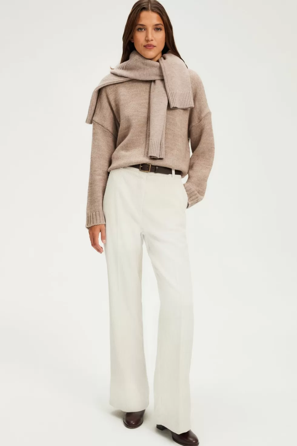 Pablo Pantalons & Jeans | Pantalon en velours fluide à côtes - NADIA