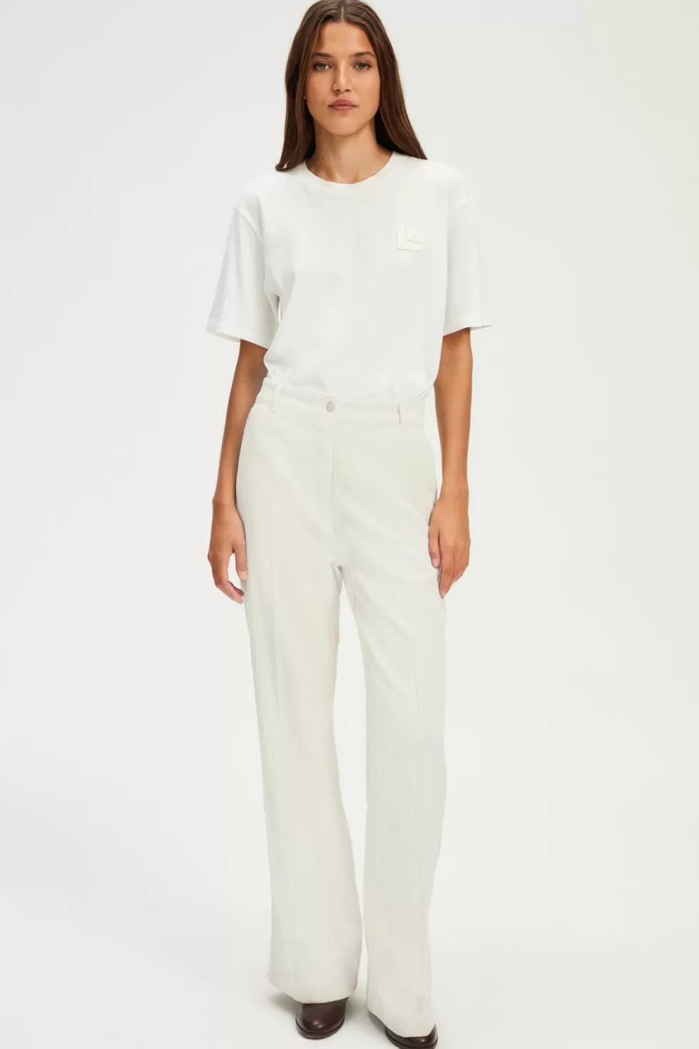 Pablo Pantalons & Jeans | Pantalon en velours fluide à côtes - NADIA