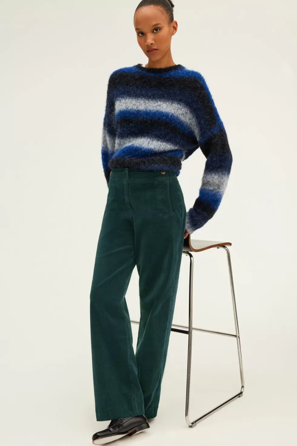 Pablo Pantalons & Jeans | Pantalon flare en velours à côtes - NUR