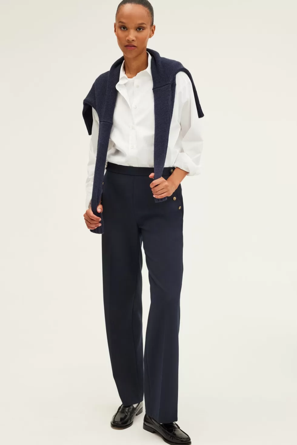 Pablo Pantalons & Jeans | Le Costume | Pantalon large à pont - NELCIE