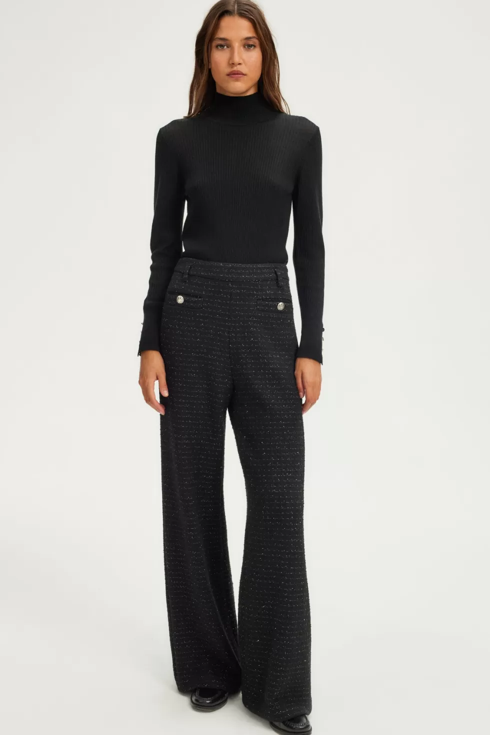 Pablo Pantalons & Jeans | Le Costume | Pantalon large en tweed et lurex - NARELLE