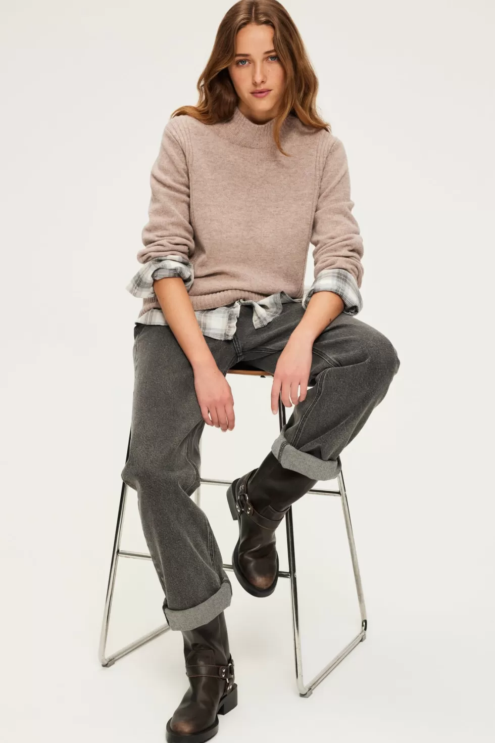 Pablo Maille | Pull à col montant en laine - JOVIE