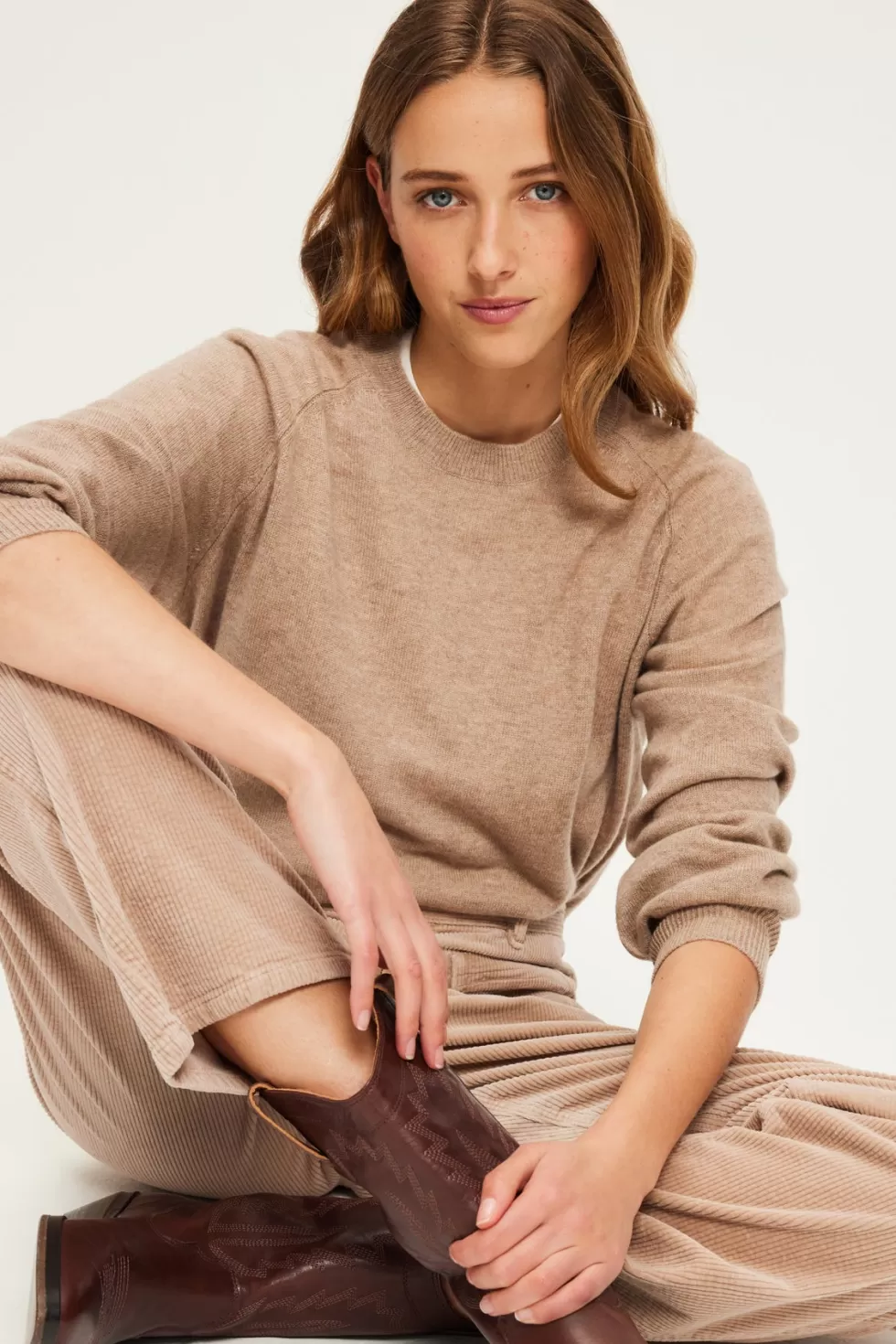 Pablo Maille | Pull col rond en cachemire - JULISSA