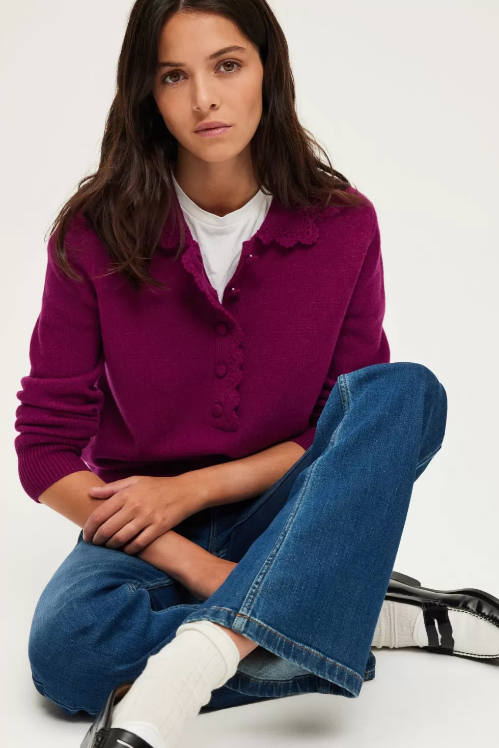 Pablo Maille | Pull polo en laine - JANIRA