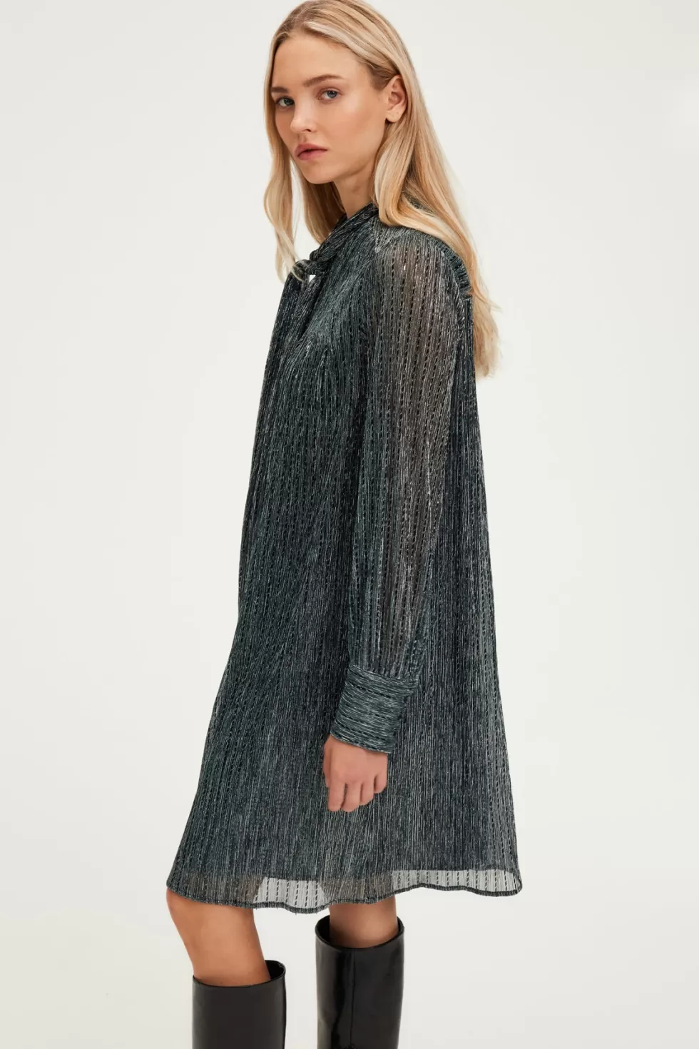 Pablo Robes | Party | Robe courte en lurex - SHIRLEY