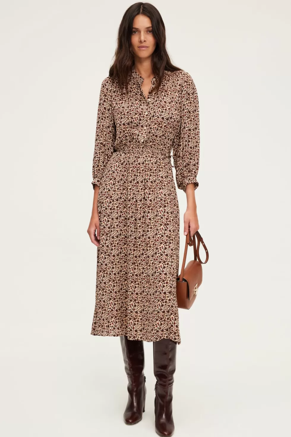 Pablo Robes | Robe midi à fleurs - SOIZIC