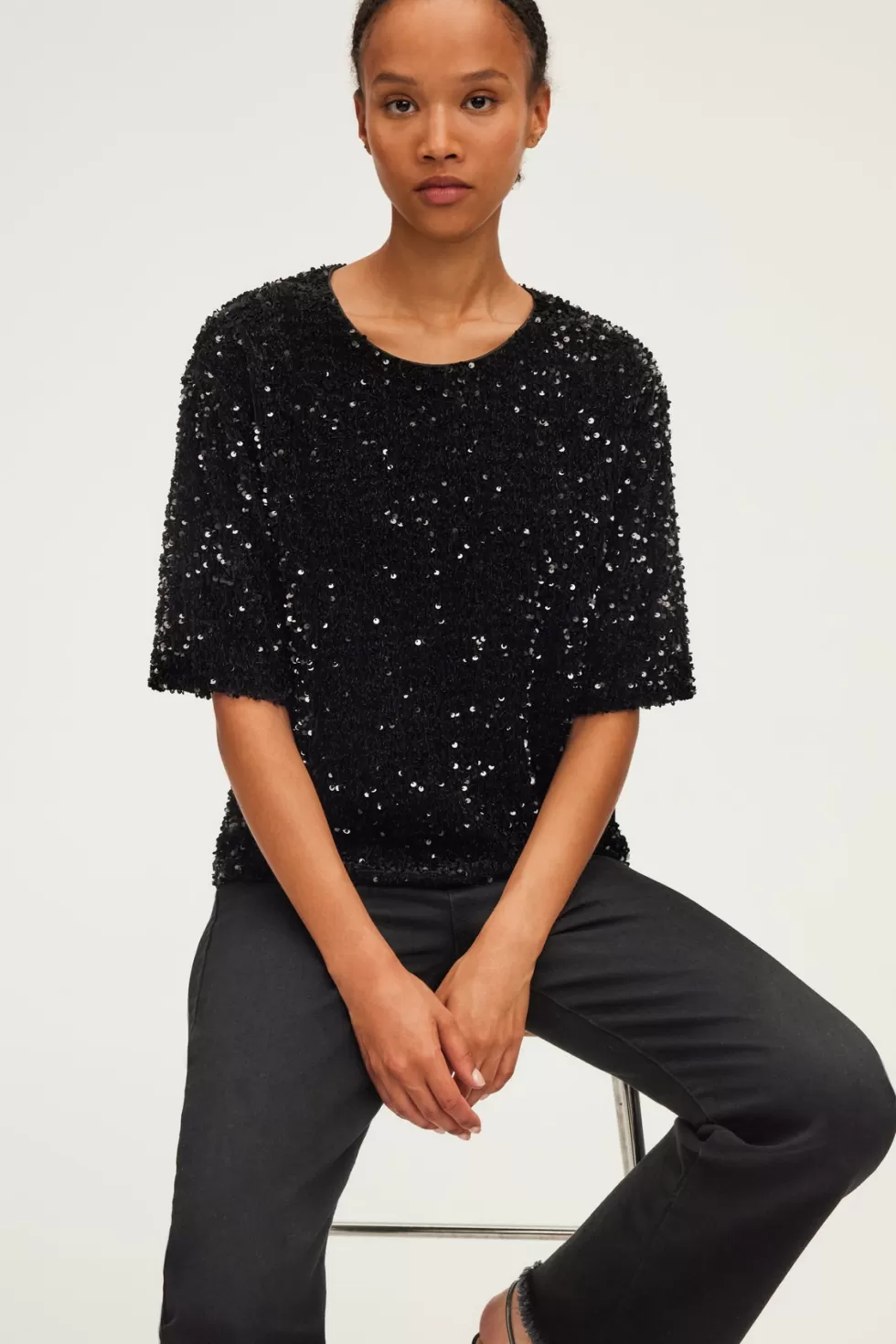 Pablo Tops & T-Shirts | Party | Top à sequins s - ALESSIA