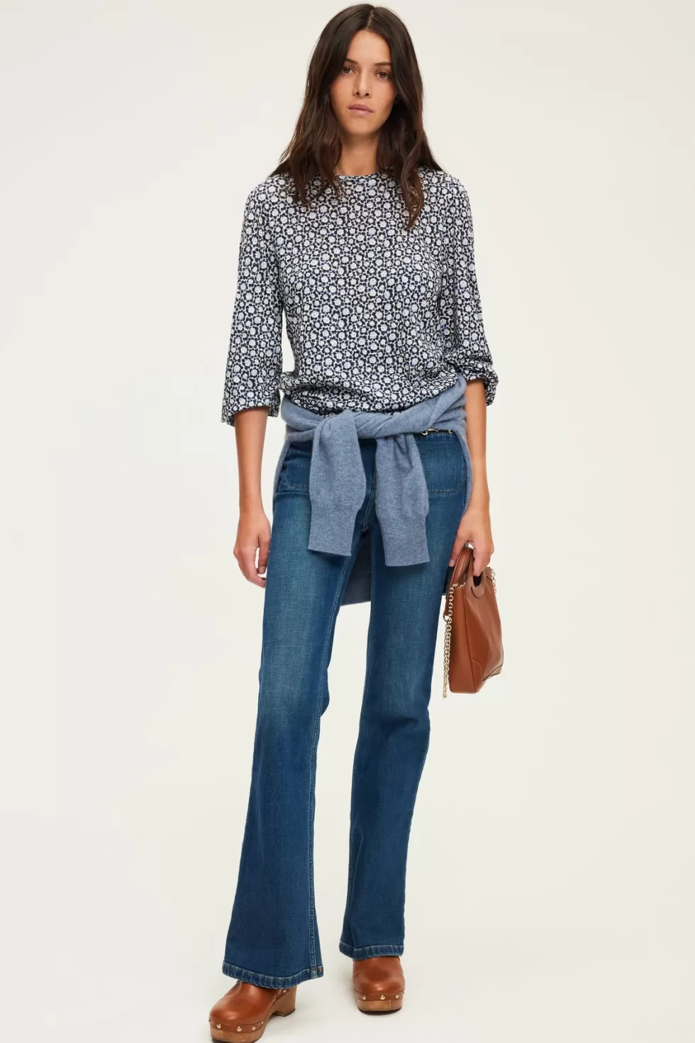 Pablo Tops & T-Shirts | T-shirt manches longues à fleurs - ALEXANDRA