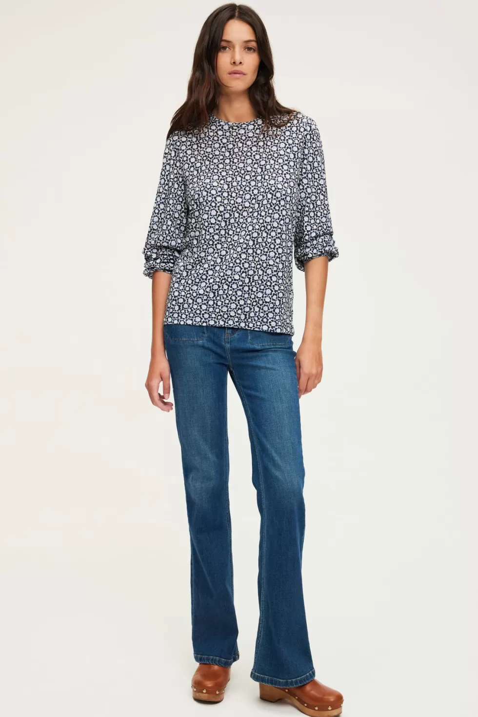 Pablo Tops & T-Shirts | T-shirt manches longues à fleurs - ALEXANDRA
