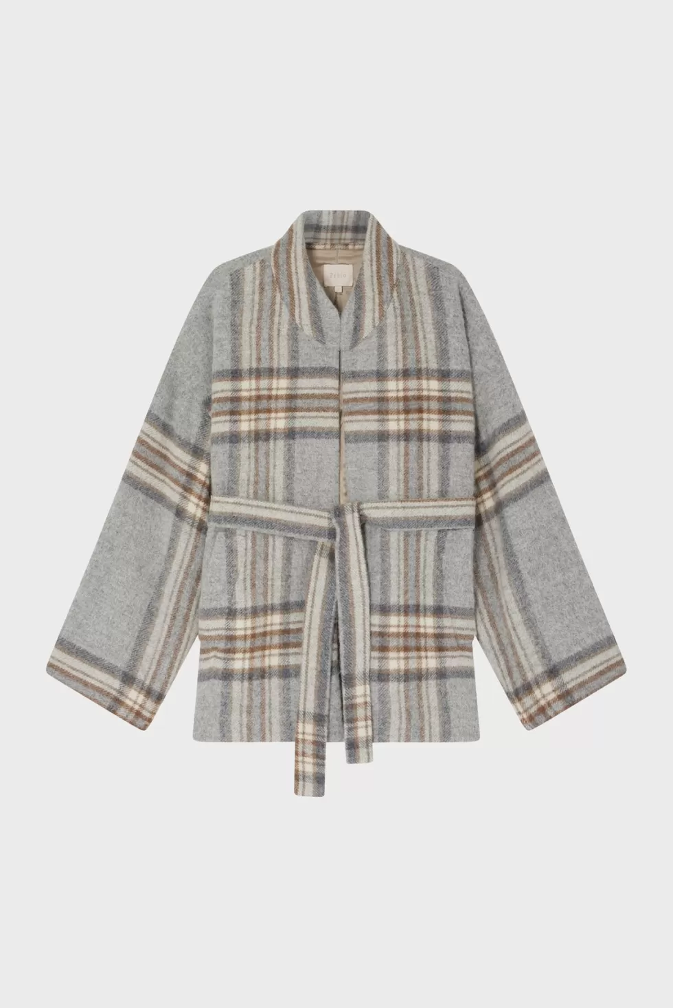 Pablo Vestes | Shopping De Noël | Veste ceinturée à carreaux - MARIECLARA