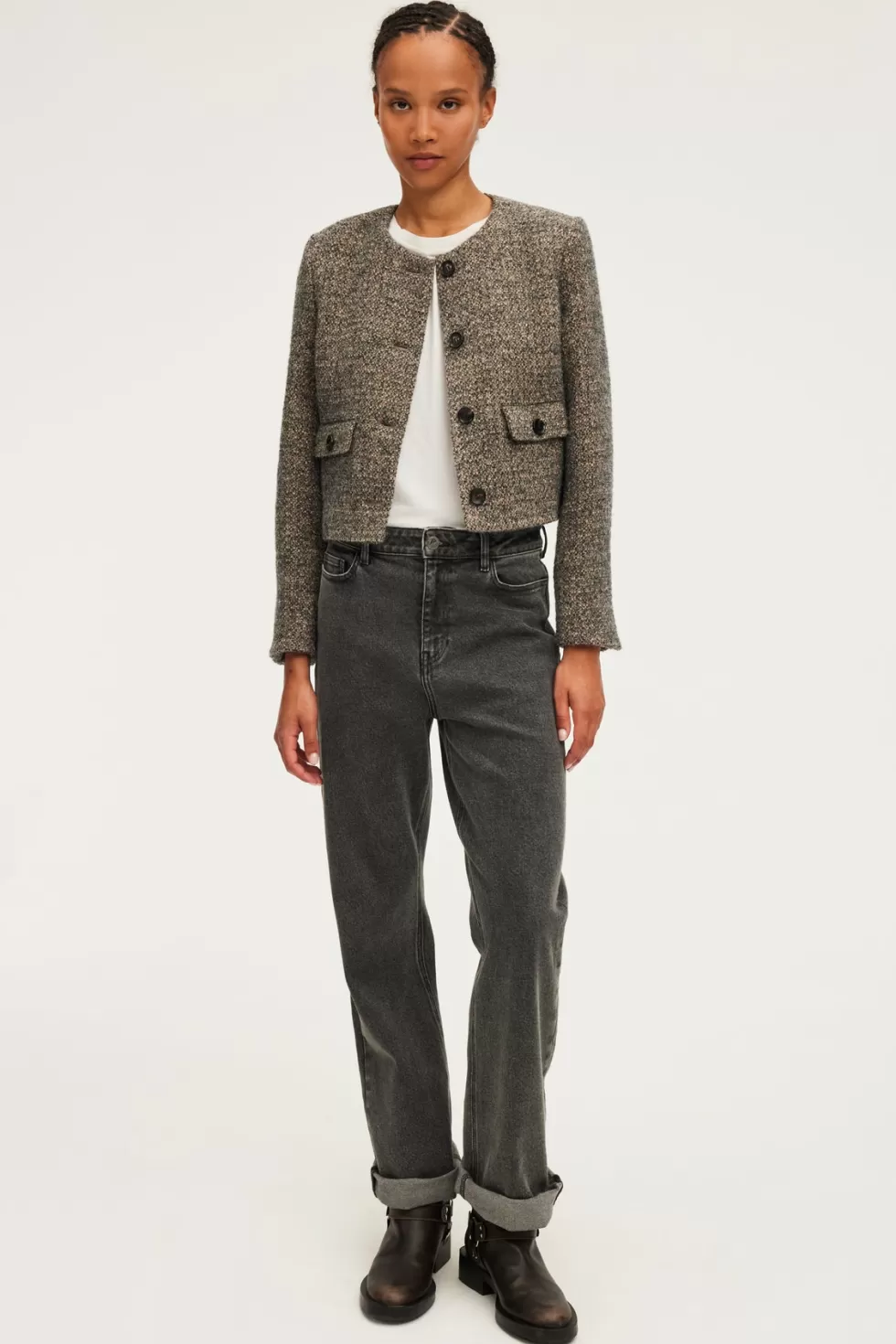 Pablo Vestes | Party | Veste courte tweed et lurex - MARJANE