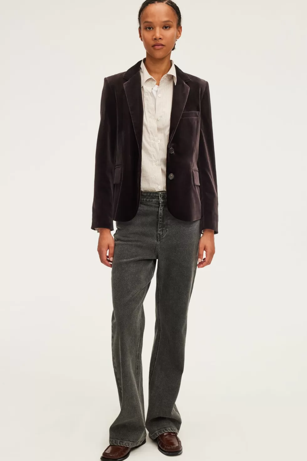 Pablo Vestes | Veste en velours marron - MEGANE
