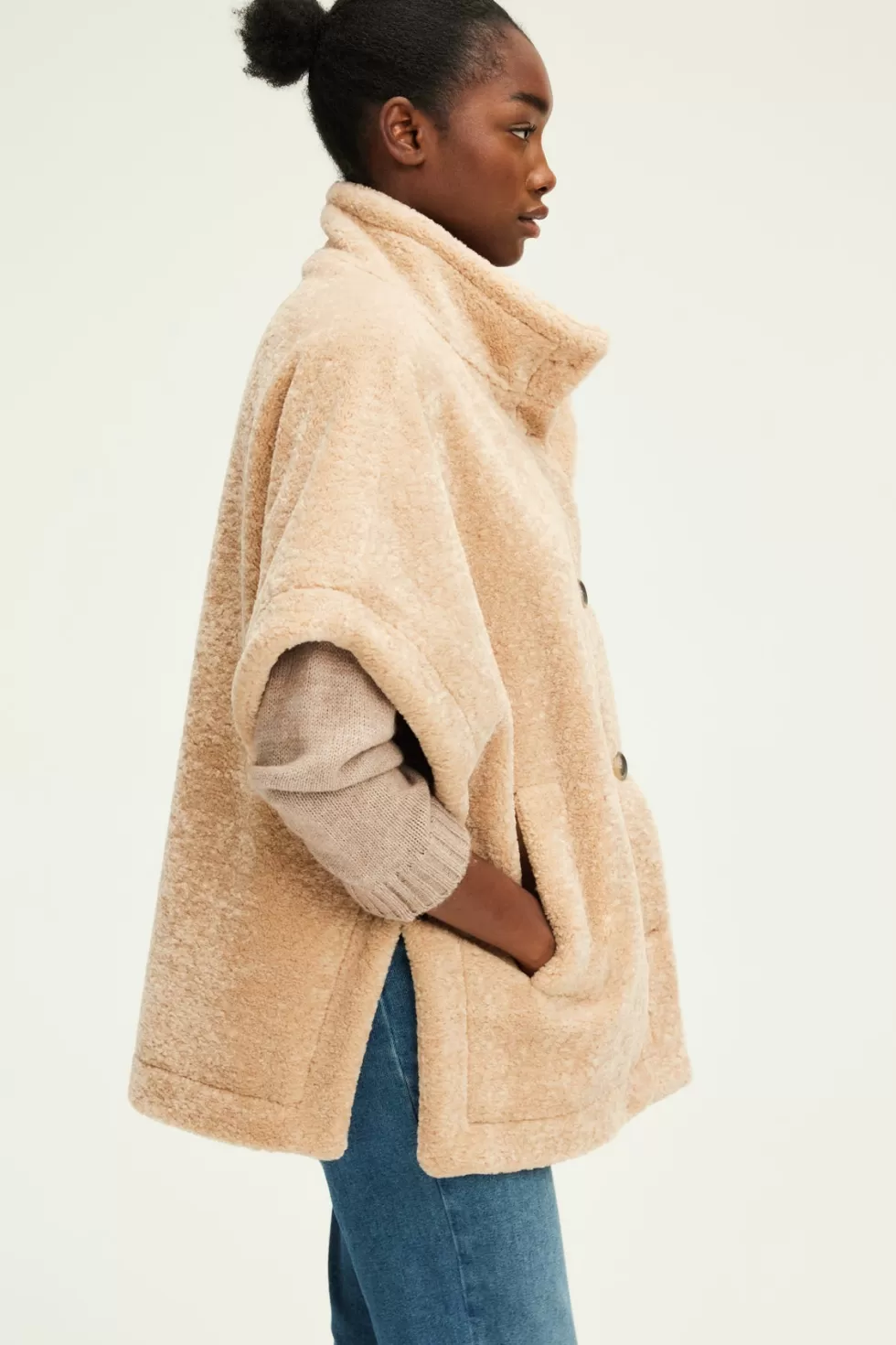 Pablo Manteaux | Shopping De Noël | Veste sans manche en fausse fourrure - LUCILLE